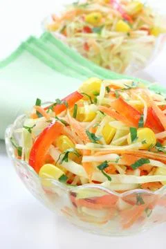 Salad with cabbage Stock Photos