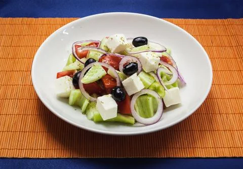 Salad With Cheese 스톡 사진