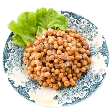 Salad of chickpea Foto stock