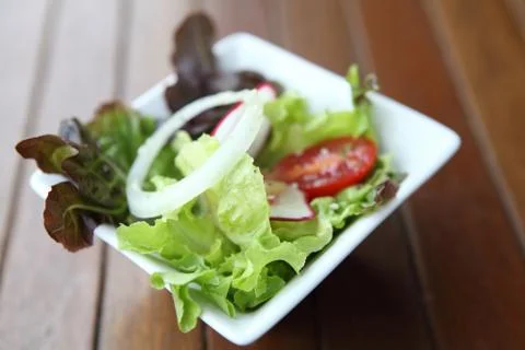 Salad in close up Stock Photos