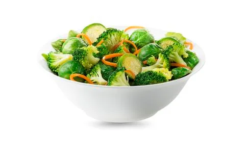 Salad with cooked vegetable Stock Photos