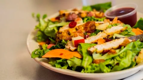 Salad at Diner Stock Photos