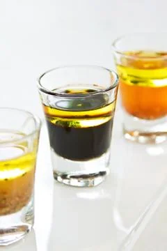 Salad dressing Stock Photos