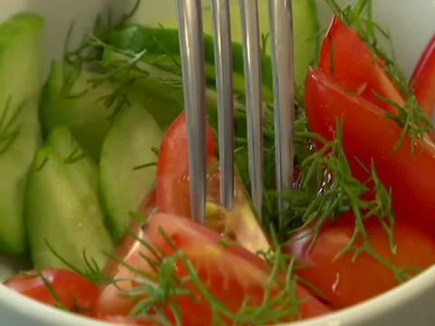 Salad Stock Footage 22152588