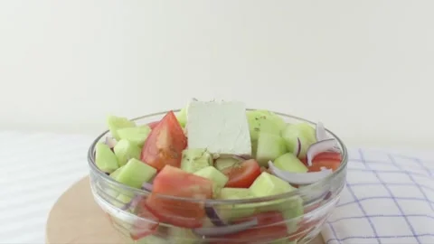 Salad Stock Footage 249740690