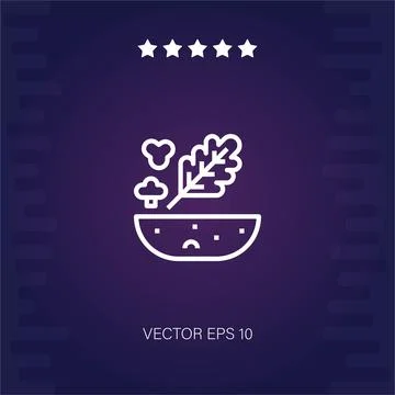 Salad  icon Stock Illustration