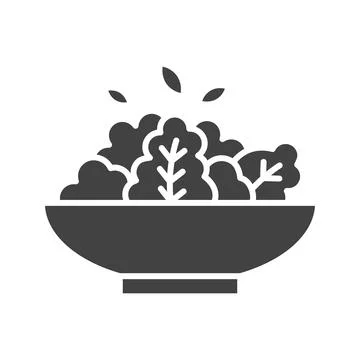 Salad icon vector image. Stock-Illustration