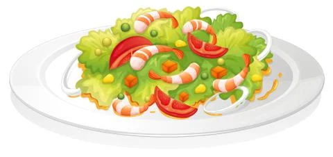 Salad Stock Illustration