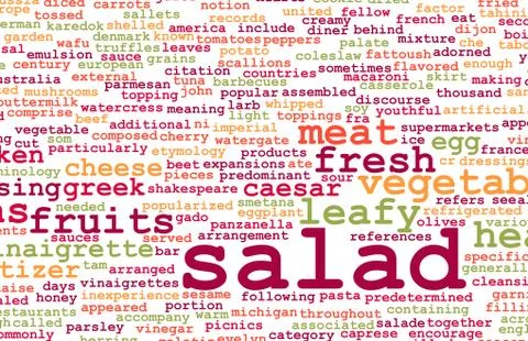 Salad Stock Illustration