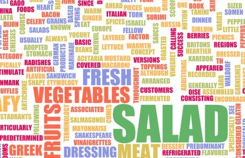 Salad Stock Illustration