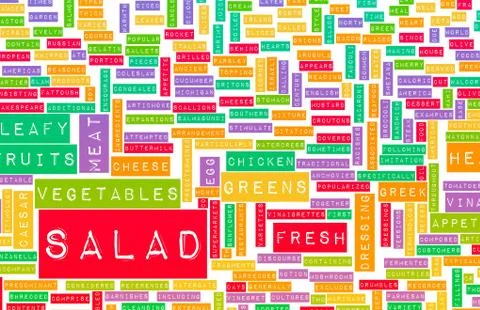 Salad Stock Illustration