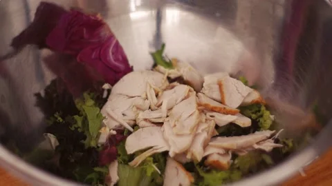 Salad ingredients Stock Footage 131431400