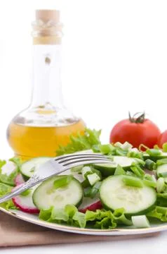 Salad ingredients Stock Photos