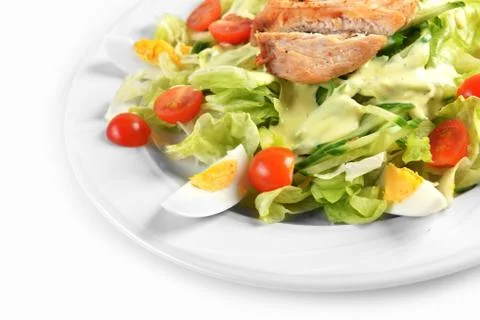 Salad with lettuce Foto stock