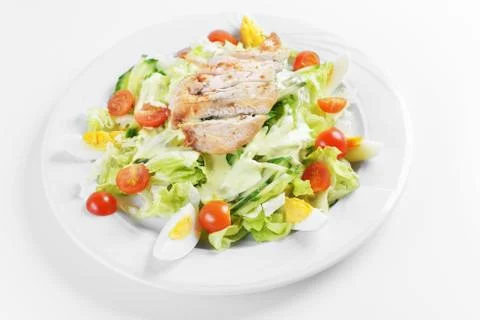 Salad with lettuce Stock Photos