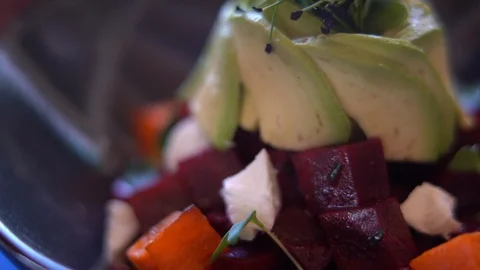 Salad macro Stock Footage 128442892