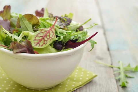 Salad mix Stock Photos