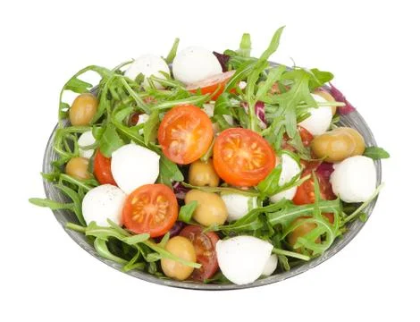 Salad mozzarella Stock Photos