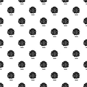 Salad pattern seamless Stock Illustration
