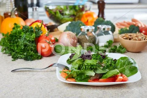 Salad. Stock Photos