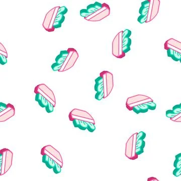 Salad plate isometric icon vector symbol illustration Stockillustratie