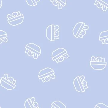 Salad plate line icon vector symbol illustration Stock Illustration