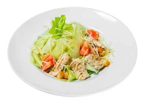 Salad on a plate. Stock Photos