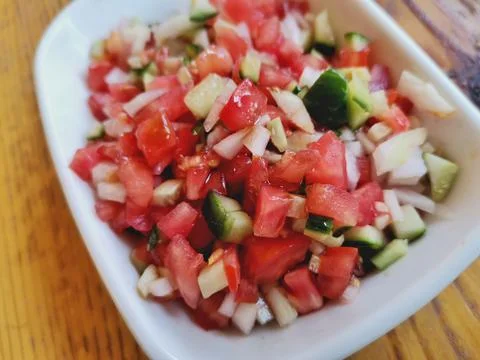 Salad plate. Stock Photos