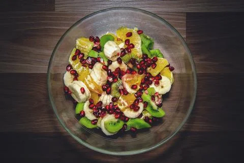 Salad in a plate Stock Photos