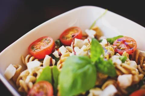 Salad in a plate Stock Photos