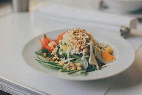 Salad in a plate Stock Photos