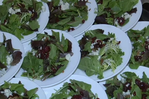 Salad Plates 動画素材 1068132