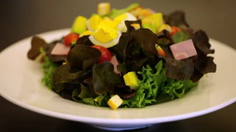 Salad Preparing Stock Footage 51930795