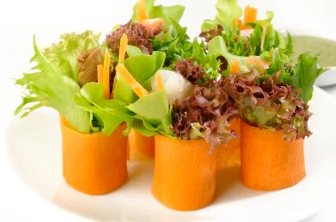 Salad roll 스톡 사진
