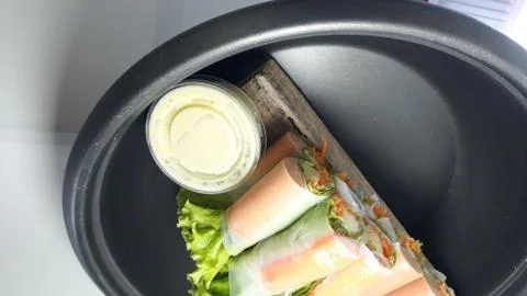 Salad Rolls, Stock Photos