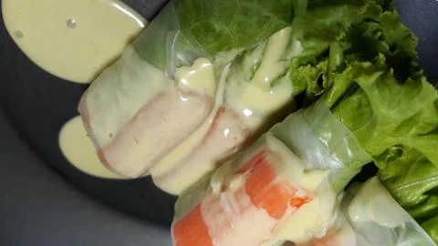 Salad rolls, Stock Photos