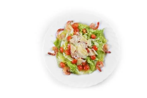 Salad with seafood Stock Photos