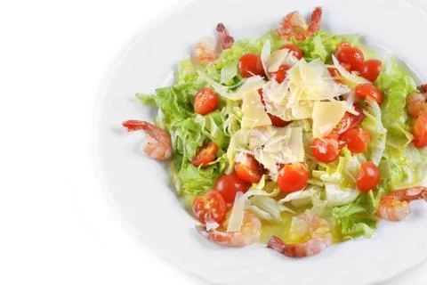 Salad with seafood Stock Photos