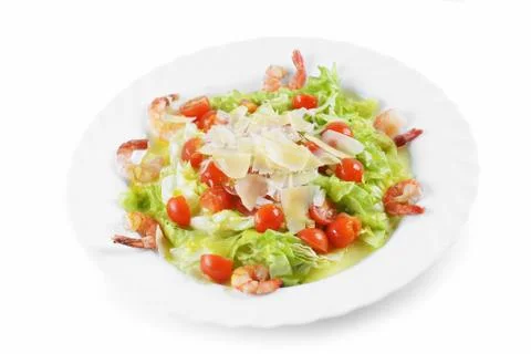 Salad with seafood Stock Photos