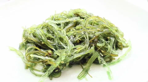 Salad Of Seaweed Stock Footage 61462341