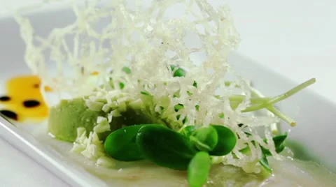 Salad Slide Stock Footage 12273502