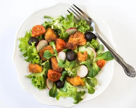 Salad time Stock Photos