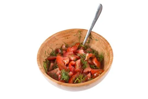 A salad of tomato Stock Photos