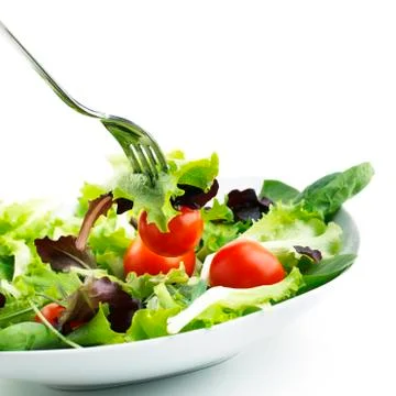 Salad With Tomato Foto stock