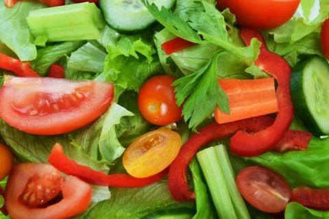 Salad with vegetable Stock Photos