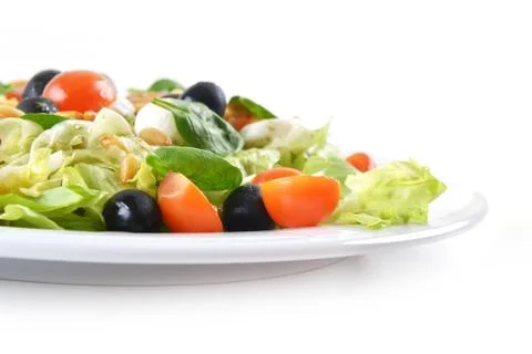 Salad of vegetables Stock Photos