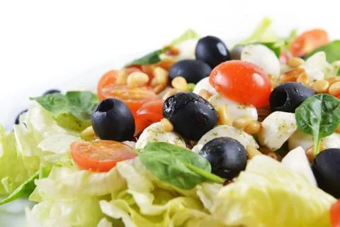 Salad of vegetables Stock Photos