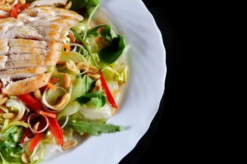 Salad of vegetables Stock Photos