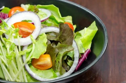 Salad vegetables Stock Photos