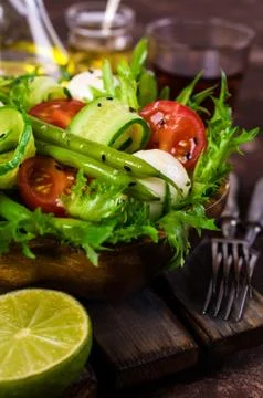 Salad of vegetables Foto stock
